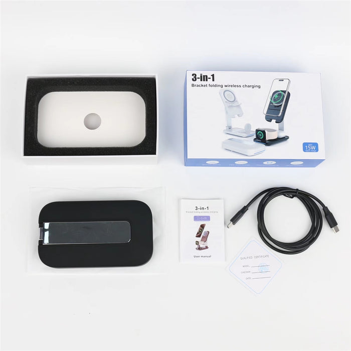 3-in-1 Folding Wireless Charging Bracket