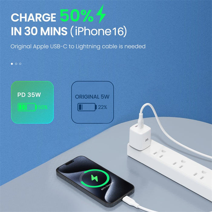 35W Dual USB-C Fast Charger - Warsaw Wireless