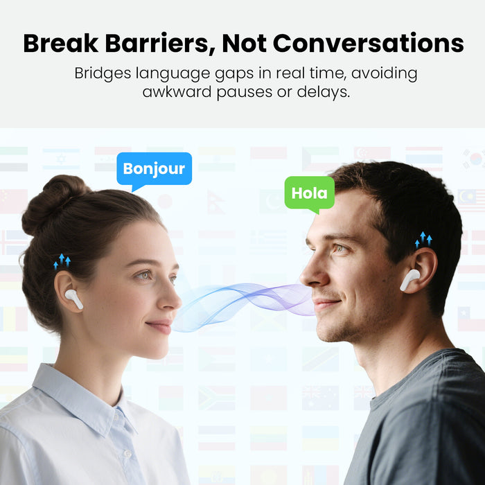 MyBat Pro | AI Translator Wireless Earbuds