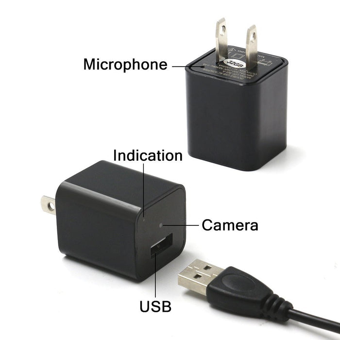 Hidden Camera | AC Wall USB Adapter - Look -Warsaw Wireless